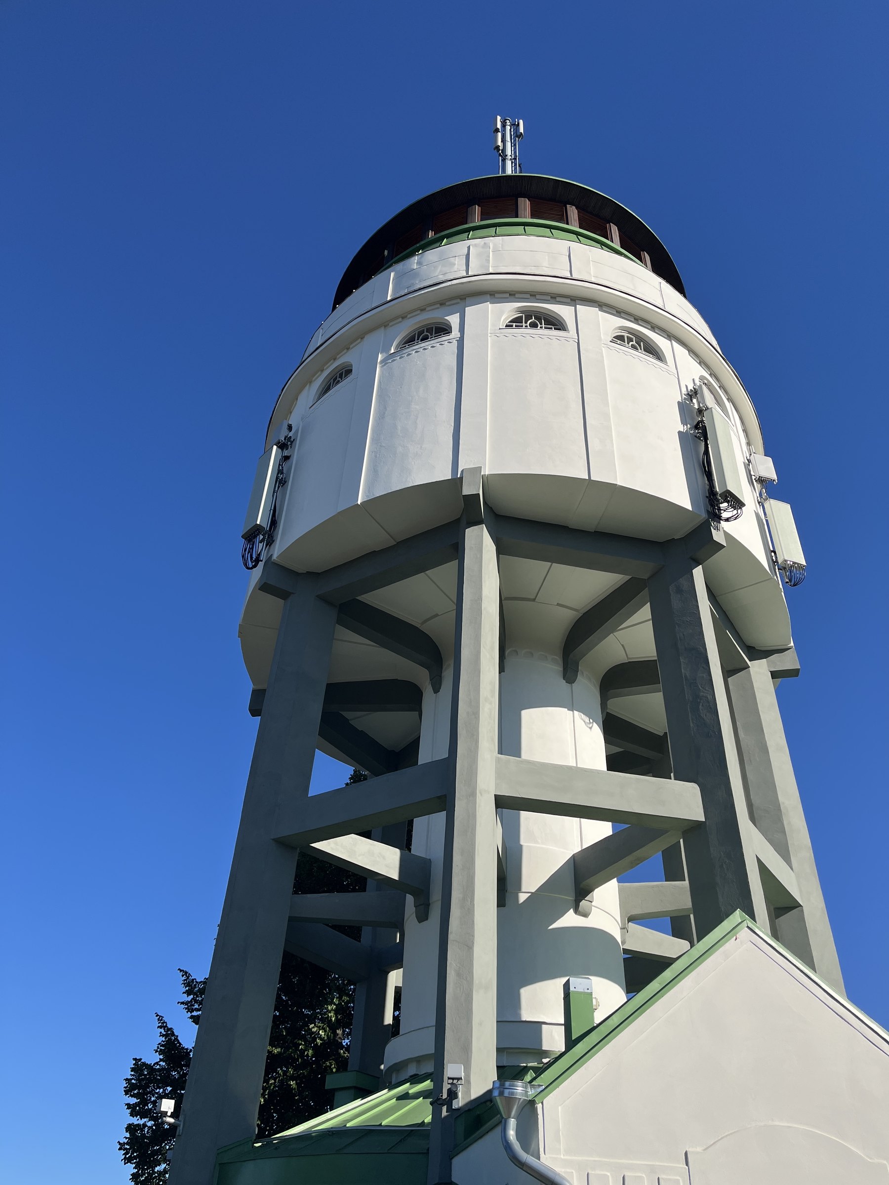 Close view of the Naisvuori tower